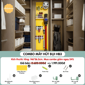 Combo Pegboard máy hút bụi - HB3