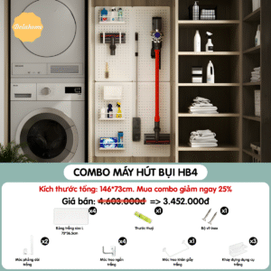 Combo Pegboard máy hút bụi - HB4