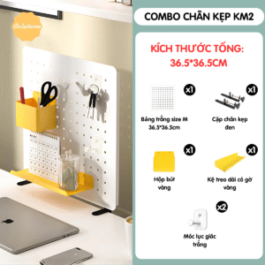 Combo Pegboard kẹp bàn - KM2